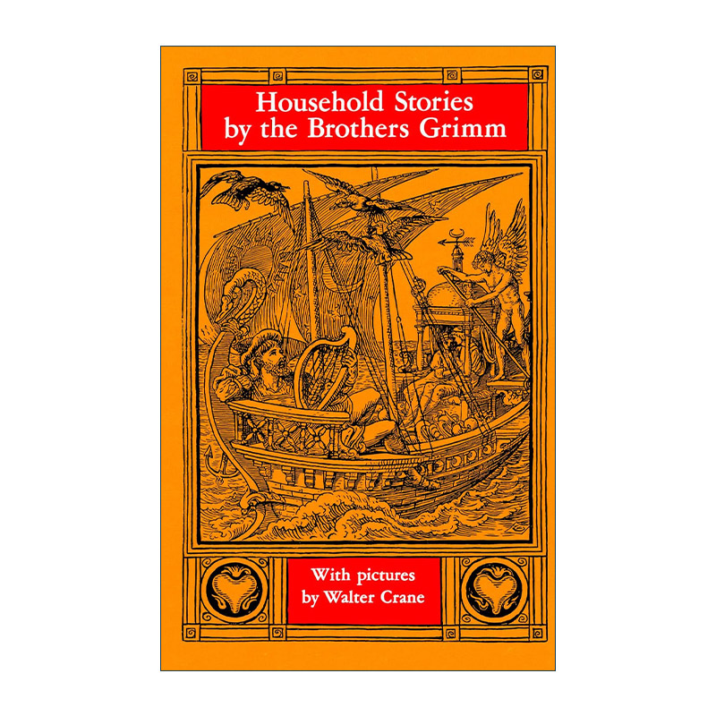 英文原版 Household Stories by the Brothers Grimm 格林童话 19世纪Walter Crane原始插图版 英文版 进口英语原版书籍
