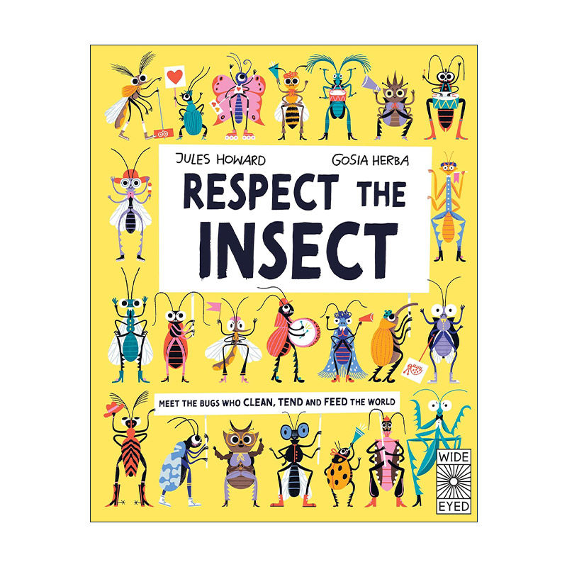 英文原版 Respect the Insect 不可不知昆虫的真相 儿童科普百科精装读物 英文版 进口英语原版书籍