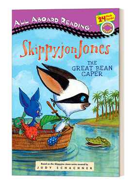 英文原版 Skippyjon Jones: The Great Bean Caper 小剑侠跳跳周 3-6岁儿童英语启蒙认知辅导阅读图画书 培养宝宝兴趣可爱卡通形象
