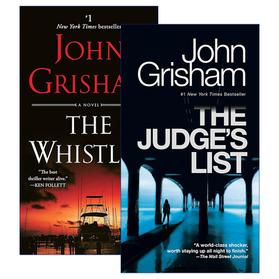 英文原版小说 The Whistler 吹口哨的人系列2册 John Grisham 英文版 进口英语原版书籍