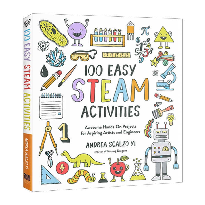 英文原版 100 Easy Steam Activities 100个简单的Steam活动 英文版 进口英语原版书籍