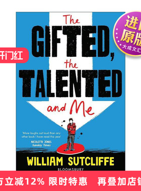 英文原版 The Gifted the Talented and Me 神童 天才和我 威廉·萨克利夫 畅销儿童小说 亚马逊教师推荐 英文版 进口英语原版书籍