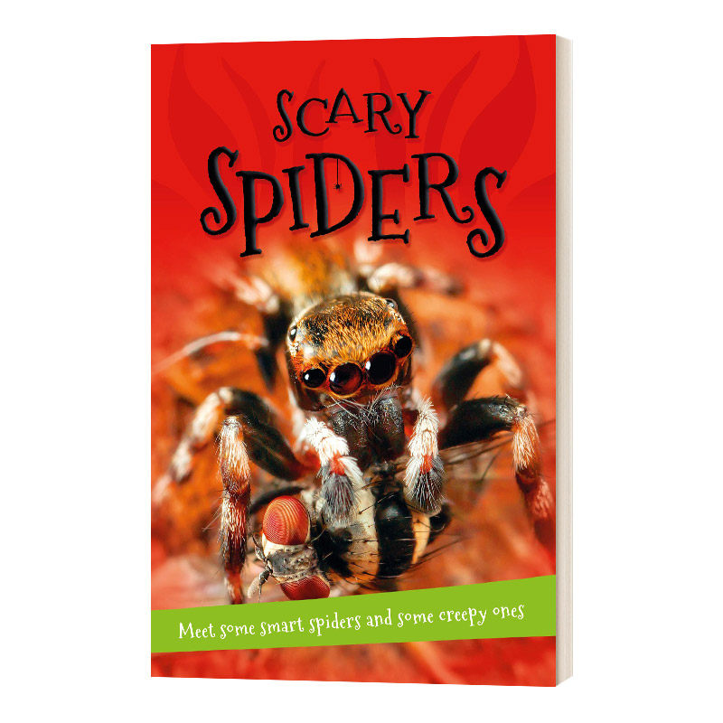 scary spiders 关于可怕的蜘蛛 关于动物系列 儿童百科科普读物 英 