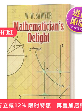英文原版 Mathematician's Delight 数学家的乐事 数学通俗著作 真正理解指数和对数 英文版 进口英语原版书籍