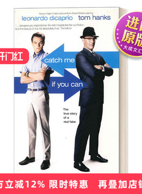 英文原版 Catch Me If You Can 猫鼠游戏 弗兰克·阿巴格内尔 迪卡普里奥 汤姆汉克斯 主演同名电影原著 英文版 进口英语原版书籍