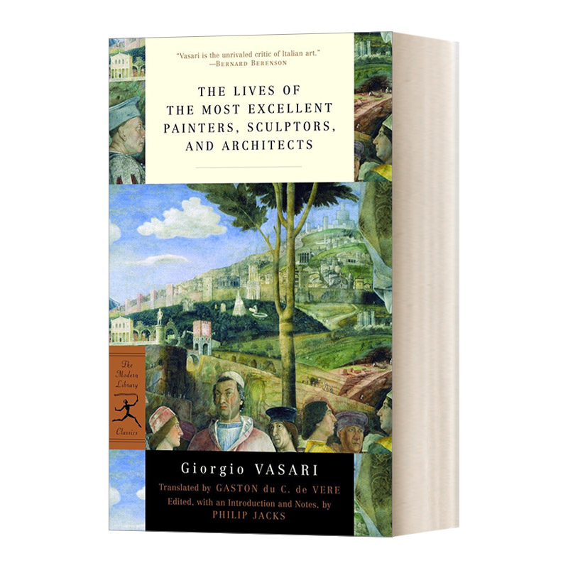 英文原版 The Lives of the Most Excellent Painters Sculptors and Architects最杰出的画家 雕塑家和建筑师的生活 英文版进口书
