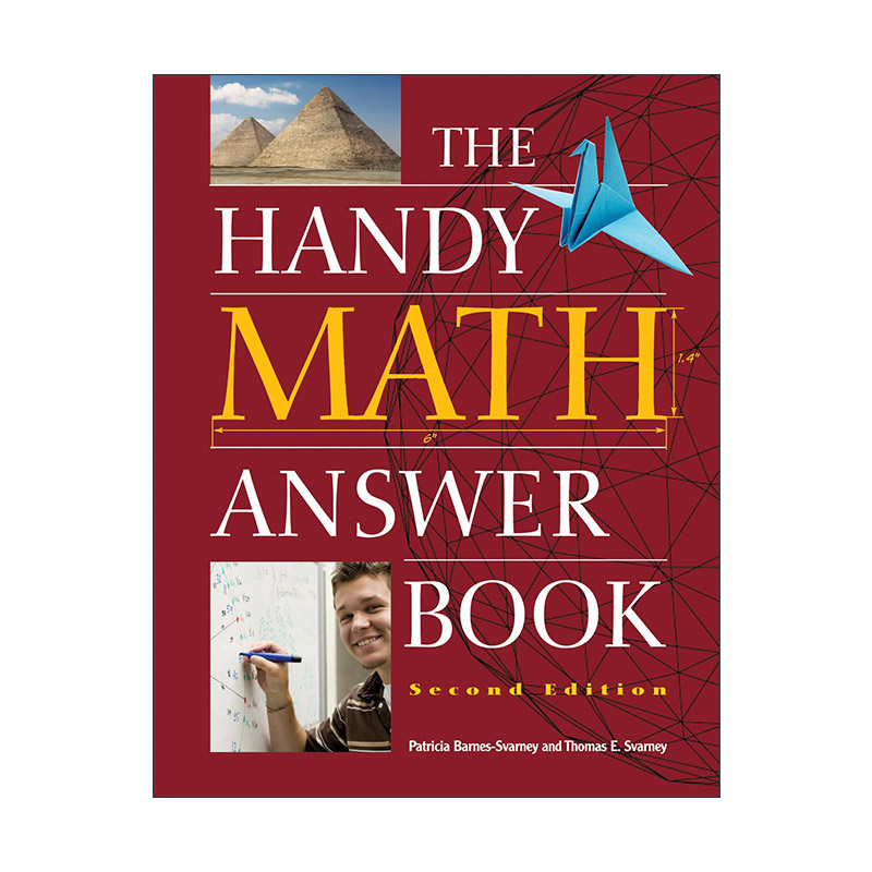英文原版 Handy Math Answer Book 机敏问答 数学 百科全书 Patricia Barnes-Svarney帕利斯·巴尼斯 英文版 进口英语原版书籍 书籍/杂志/报纸 科普读物/自然科学/技术类原版书 原图主图