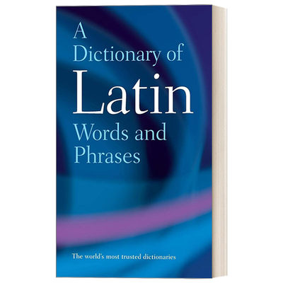 英文原版 A Dictionary of Latin Words and Phrases 牛津拉丁语单词与短语词典 英文版 进口英语原版书籍