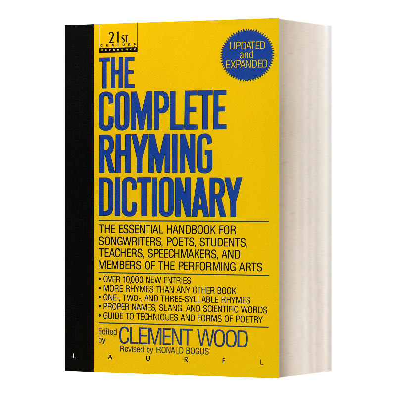 英文原版 the complete rhyming dictionary 韵律词典 英文版 进口