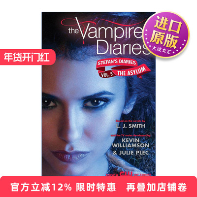 英文原版小说 The Vampire Diaries Stefan's Diaries #5 The Asylum 吸血鬼日记影视剧前传5 英文版 进口英语原版书籍