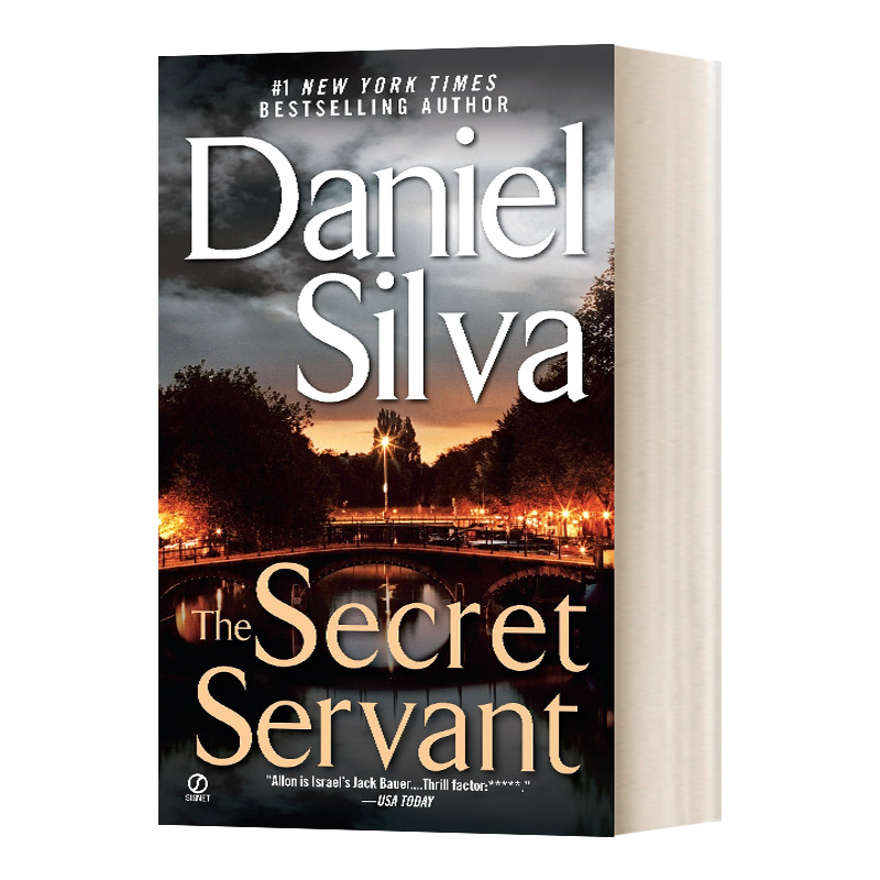英文原版小说 The Secret Servant Gabriel Allon Book 7 暗杀大师7 秘密仆人 英文版 进口英语原版书籍