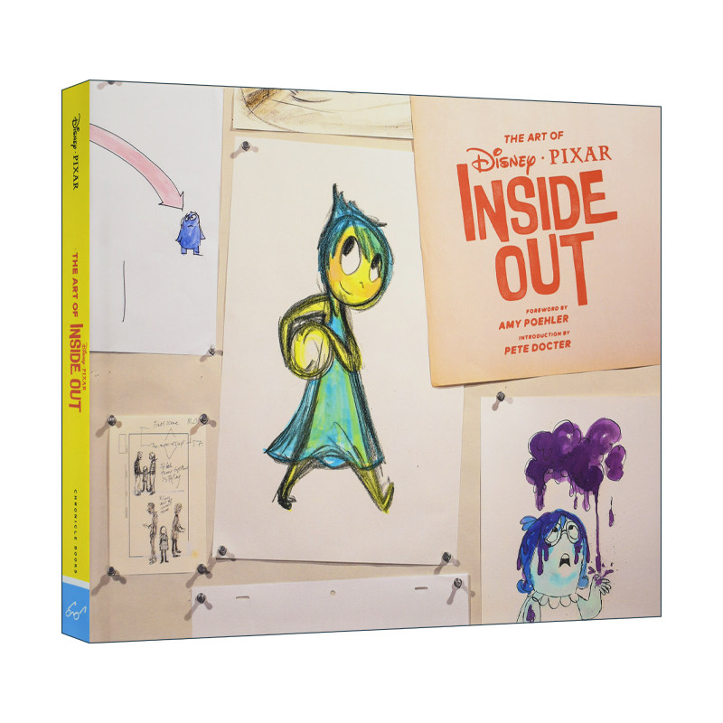 英文原版 Art of Inside Out 头脑特工队 电影艺术设定集 精装 英文版 进口英语原版书籍