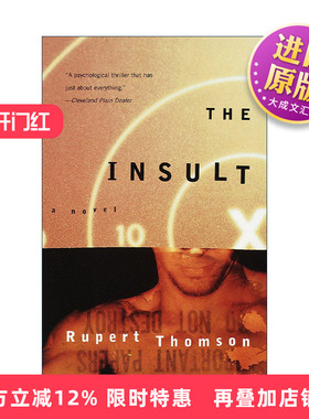 英文原版 The Insult 侮辱 心理惊悚小说 Rupert Thomson 英文版 进口英语原版书籍