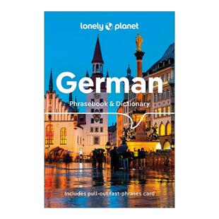英文原版 Lonely Planet German Phrasebook and Dictionary 孤独星球德国旅行常用语手册及词典 第8版 英文版 进口英语原版书籍
