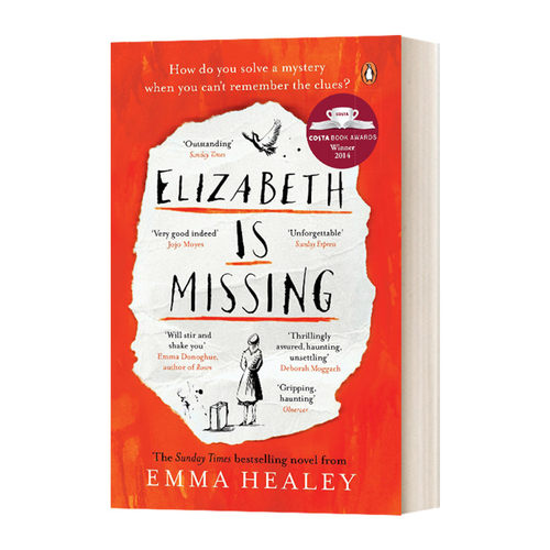 英文原版 Elizabeth is Missing 伊丽莎白不见了 科斯达文学奖 英文版 进口英语原版书籍 英语小说