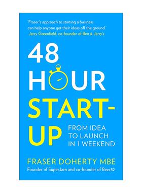 英文原版 48-Hour Start-Up 我即使没有钱也要做生意 48小时创业故事 Fraser Doherty 英文版 进口英语原版书籍