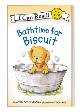 英文原版绘本 My First I Can Read Bathtime for Biscuit 小饼干狗洗澡 汪培珽书单 英文版 进口英语原版书籍