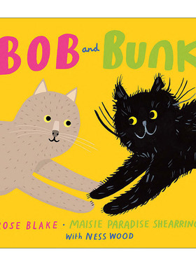 英文原版 Bob and Bunk 鲍勃和邦克 两只截然不同的猫 动物绘本 英文版 进口英语原版书籍
