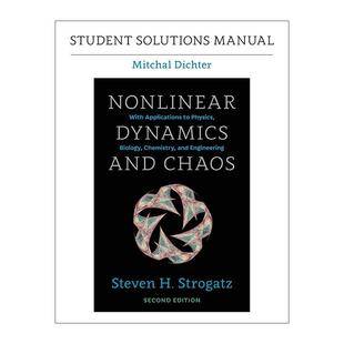 英文原版 Student Solutions Manual for Nonlinear Dynamics and Chaos 非线性动力学与混沌 第二版 学生解题手册 进口英语书籍