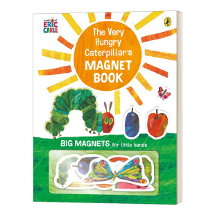 儿童英语启蒙认知童书 The Caterpillar Hungry 英文原版 Magnet 磁铁书 英文版 毛毛虫 Very 饥饿 Book 书籍 进口英语原版 绘本
