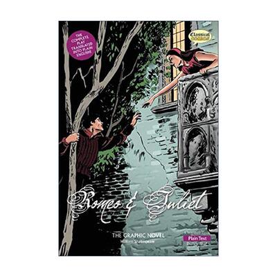 英文原版 Romeo and Juliet The Graphic Novel Plain Text Classical Comics 罗密欧与朱丽叶 经典文学全彩漫画版 莎士比亚英文版