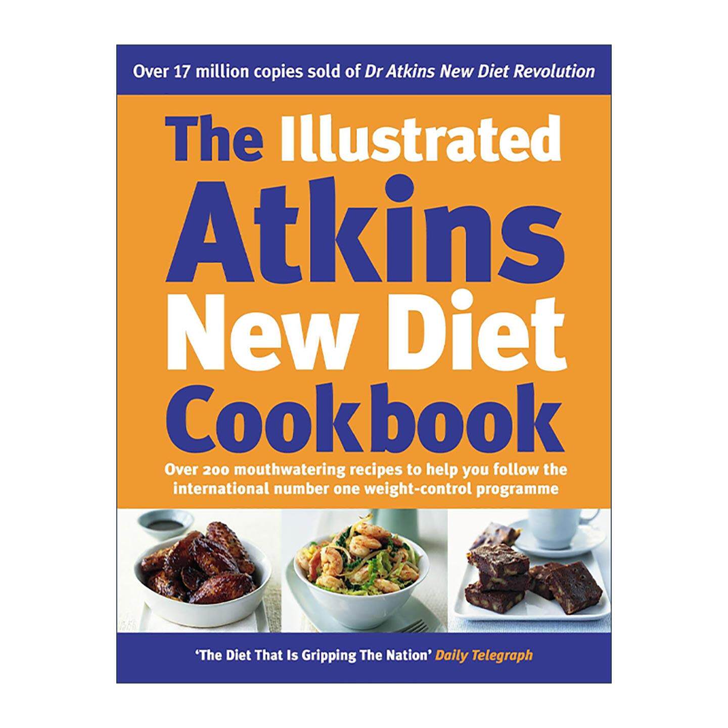 英文原版 The Illustrated Atkins New Diet Cookbook 阿特金斯新饮食图解食谱 精装 两百到低碳低糖食谱 英文版 进口英语原版书籍