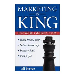市场营销实用指南 Marketing 求职 英文原版 Ali 进口英语原版 King 英文版 书籍 营销为王 Pervez 销售