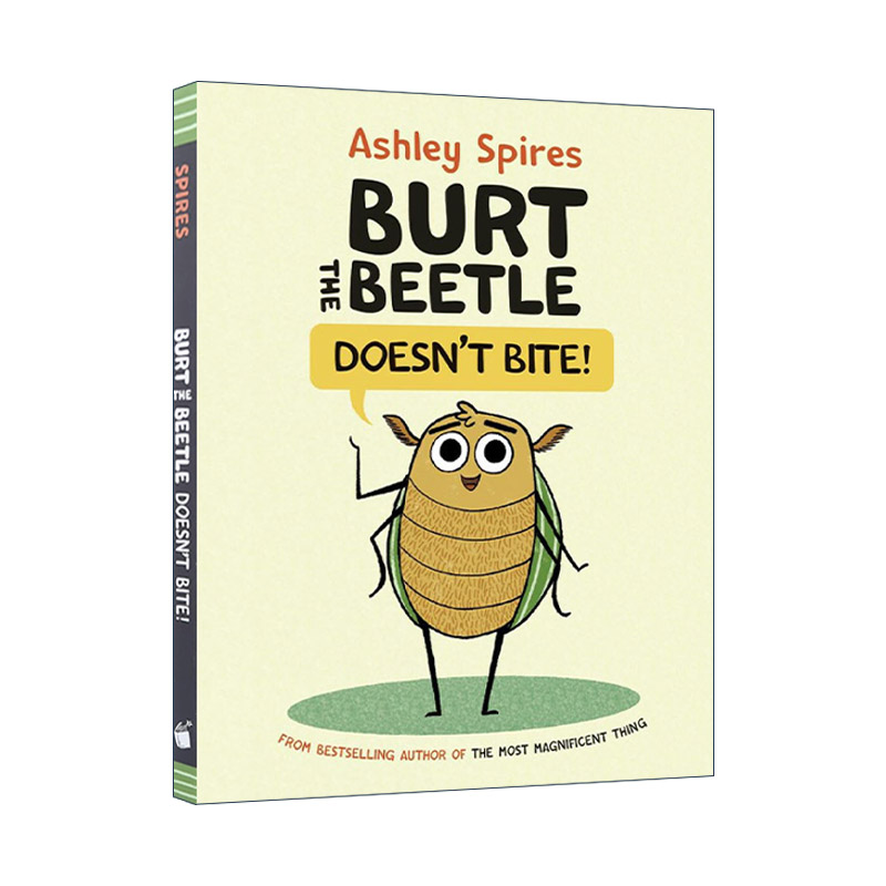 英文原版 Burt the Beetle Doesn't Bite 甲虫伯特不咬人 桥梁漫画小说 精装 英文版 进口英语原版书籍