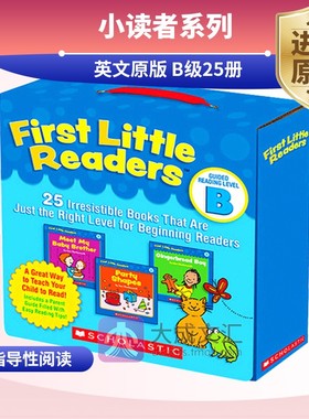 First Little Readers Guided Reading Level B 英文原版 B级25册 小读者系列 学乐指导性阅读家长套装 原版英语书籍儿童图书