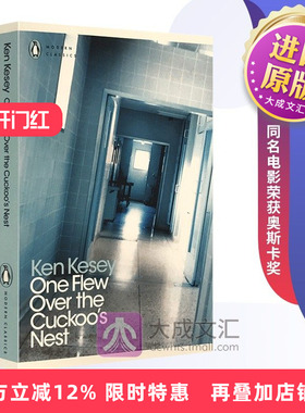 英文原版小说 飞越疯人院 肯克西 同名电影荣获奥斯卡奖 英文版 One Flew Over the Cuckoo’s Nest Ken Kesey