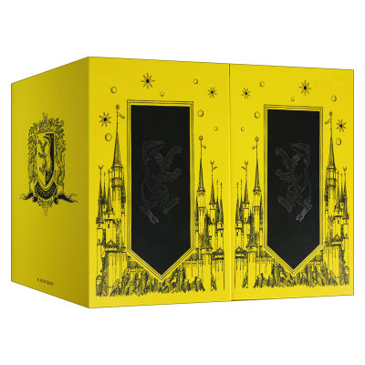 英文原版 Harry Potter Hufflepuff House Editions Hardback Box Set 哈利波特1-7册套装 赫奇帕奇学院精装版 英文版 进口英语书