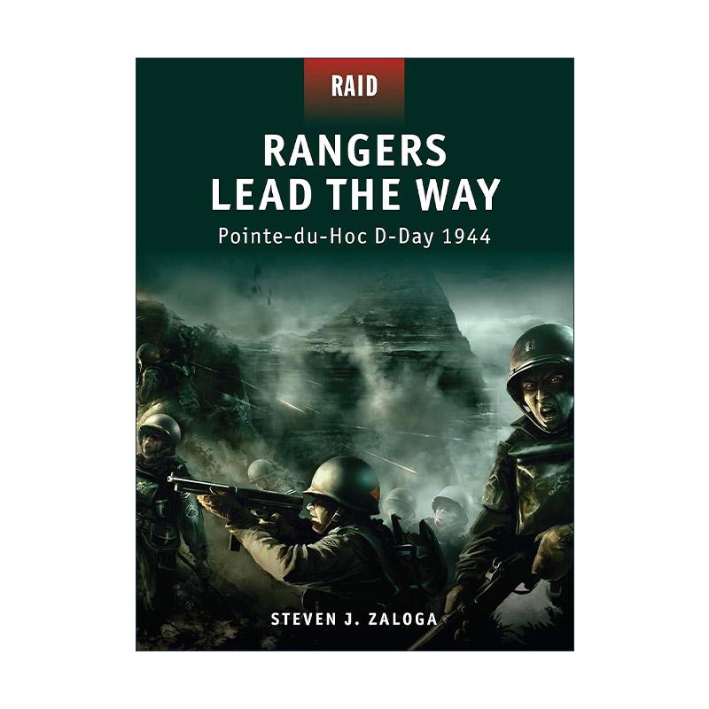 英文原版 Rangers Lead the Way 游骑兵做前锋 诺曼底登陆中的奥克角之战1944 战争突袭系列 英文版 进口英语原版书籍