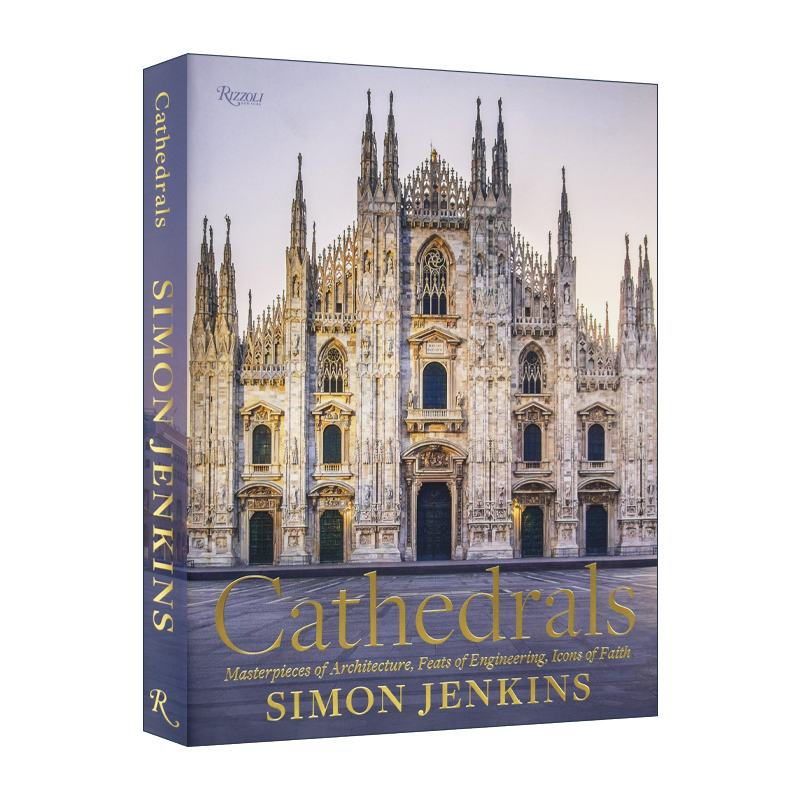 英文原版 Cathedrals 大教堂 建筑工程信仰 英格兰简史 欧洲简史作者西蒙詹金斯Simon Jenkins 英文版 进口英语原版书籍