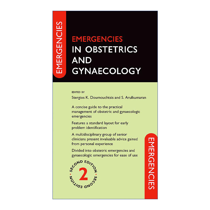 英文原版 Emergencies in Obstetrics and Gynaecology 牛津妇产科中的突发状况处理指南 英文版 进口英语原版书籍