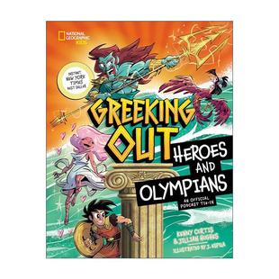 英文原版 Greeking Out Heroes and Olympians 希腊英雄和奥运选手 儿童历史科普百科 精装 英文版 进口英语原版书籍