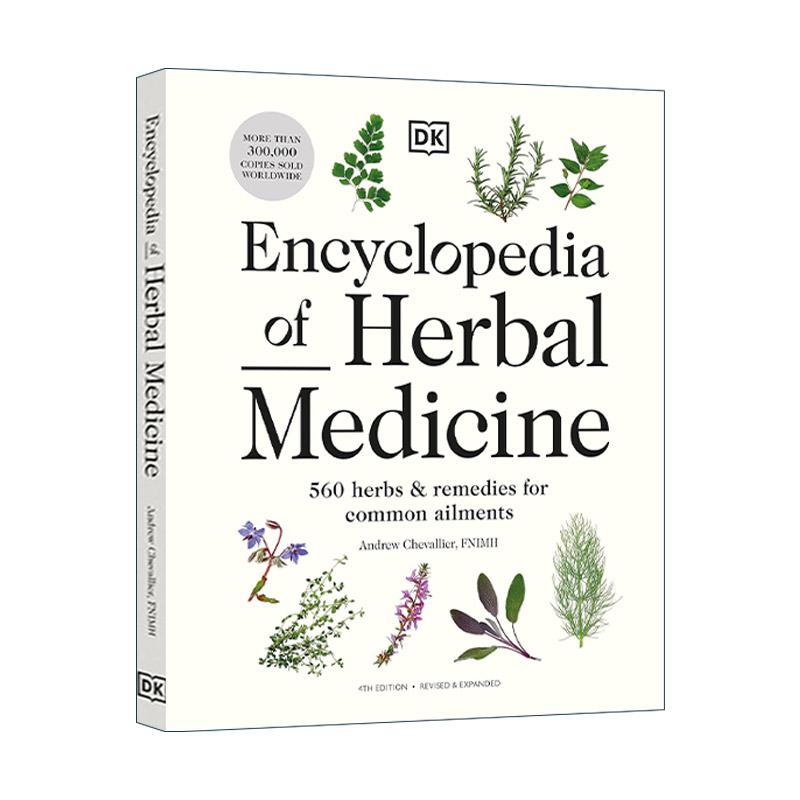 英文原版 Encyclopedia of Herbal Medicine DK草药百科全书精装新版 治疗常见疾病的560种草药 英文版 进口英语原版书籍