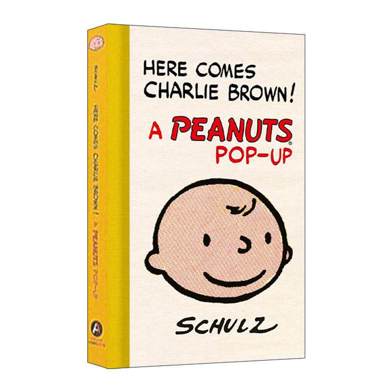 英文原版 Here Comes Charlie Brown A Peanuts Pop-Up 查理·布朗来啦 花生漫画 立体书 史努比 精装 英文版 进口英语原版书籍