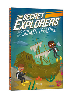 英文原版 The Secret Explorers and the Sunken Treasure 探秘者和沉没的宝藏 儿童动作冒险章节桥梁书 英文版 进口英语原版书籍