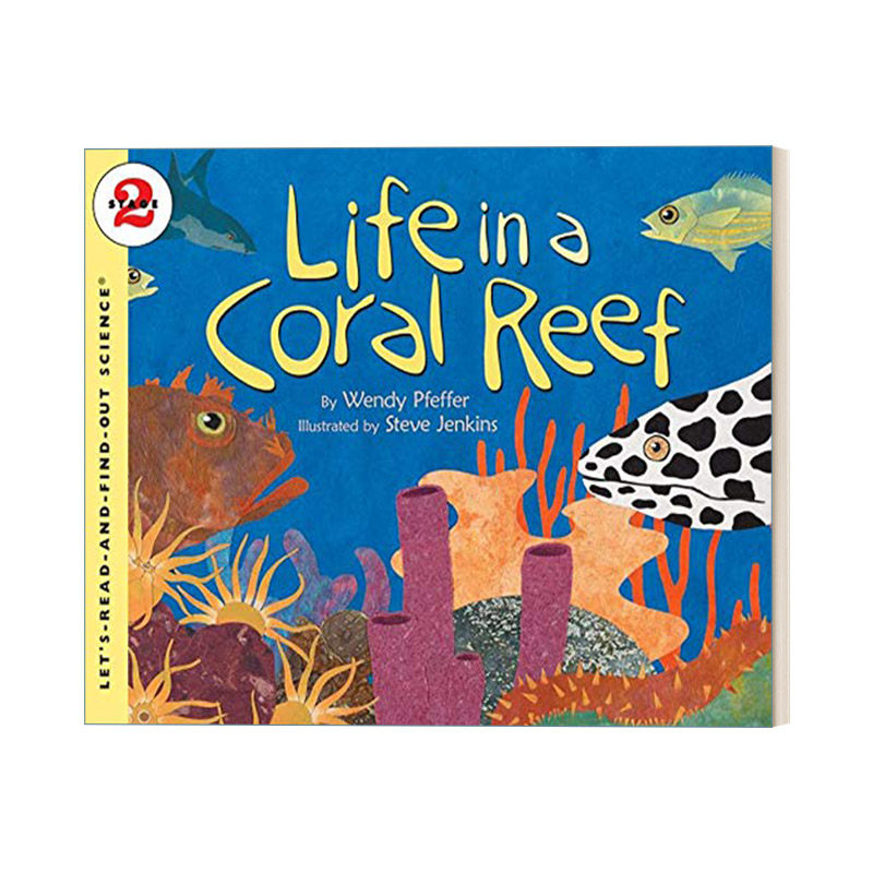 英文原版 Let's Read and Find Out 2 Life in a Coral Reef 自然科学启蒙L2 珊瑚礁中的生活 英文版 进口英语原版书籍