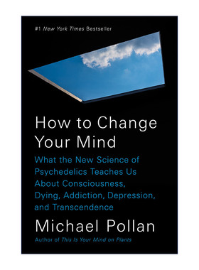 英文原版 How to Change Your Mind 如何改变你的想法 Michael Pollan 精装 英文版 进口英语原版书籍