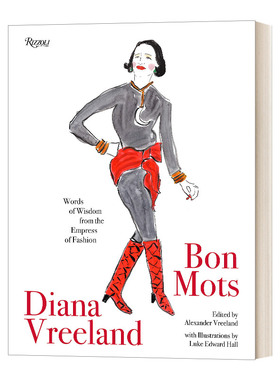 英文原版 Diana Vreeland Bon Mots 黛安娜 弗里兰 时尚皇后的智慧之言时尚生活 英文版 进口英语原版书籍
