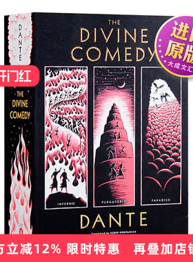 英文原版 The Divine Comedy 但丁 神曲 企鹅经典豪华毛边版 英文版