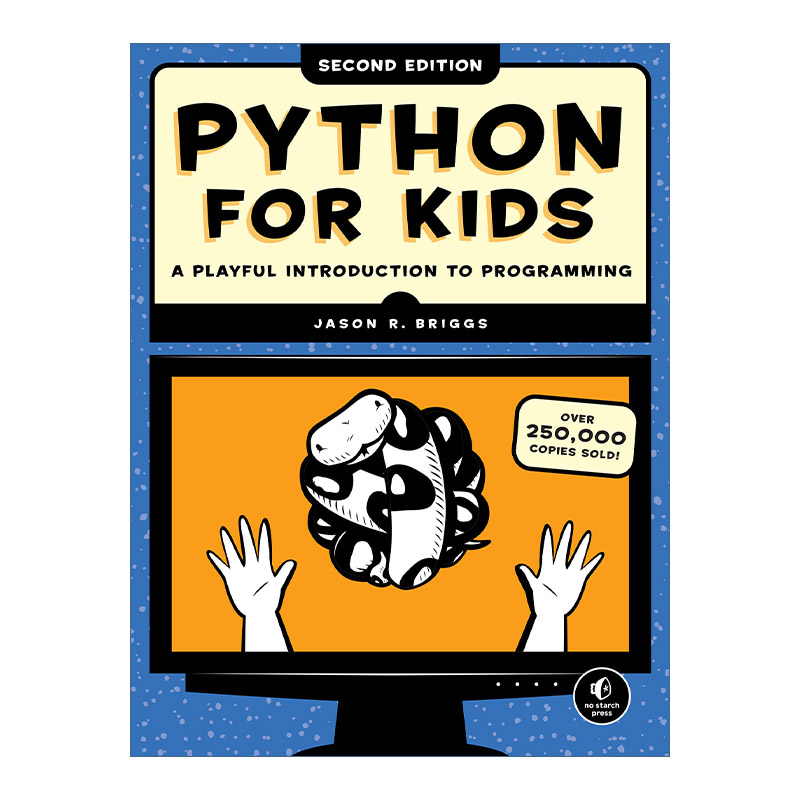 英文原版 Python for Kids 趣学Python 教孩子学编程 第二版 Jason Briggs 英文版 进口英语原版书籍