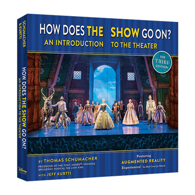 精装 英文原版 冰雪奇缘 How Does the Show Go On The Frozen Edition 演出如何进行 迪士尼剧场纪念册 舞台剧设定集画册儿童图书