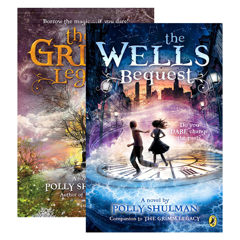 英文原版 The Grimm Legacy 格林兄弟不唱摇篮曲 2册 儿童科幻动作冒险小说 Polly Shulman 英文版 进口英语原版书籍