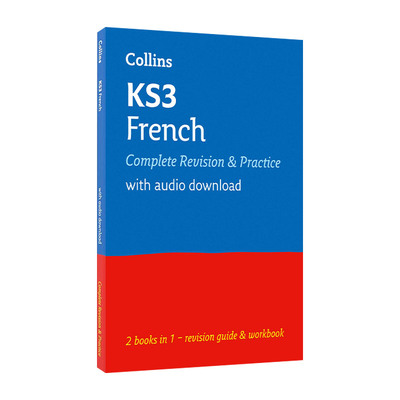 英文原版 Collins KS3 French Complete Revision and Practice 柯林斯英国初中法语复习指南与训练 英文版 进口英语原版书籍