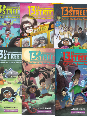 英文原版 13th Street 第13大街6册 奇幻冒险儿童小说 初级章节桥梁书 6-10岁 英文版 进口英语原版书籍