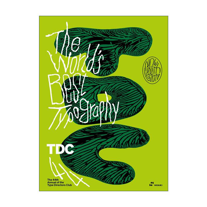英文原版 The World's Best Typography 纽约字体指导俱乐部年鉴44 英文字体图案标志设计精装 英文版 进口英语原版书籍