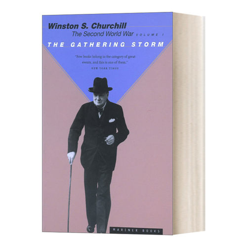 英文原版 The Gathering Storm 第二次世界大战回忆录卷一 丘吉尔 英文版 进口英语原版书籍