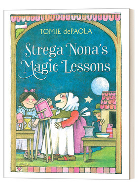 英文原版 Strega Nona's Magic Lessons 巫婆奶奶的魔法课  凯迪克奖得主作品 英文版 进口英语原版书籍
